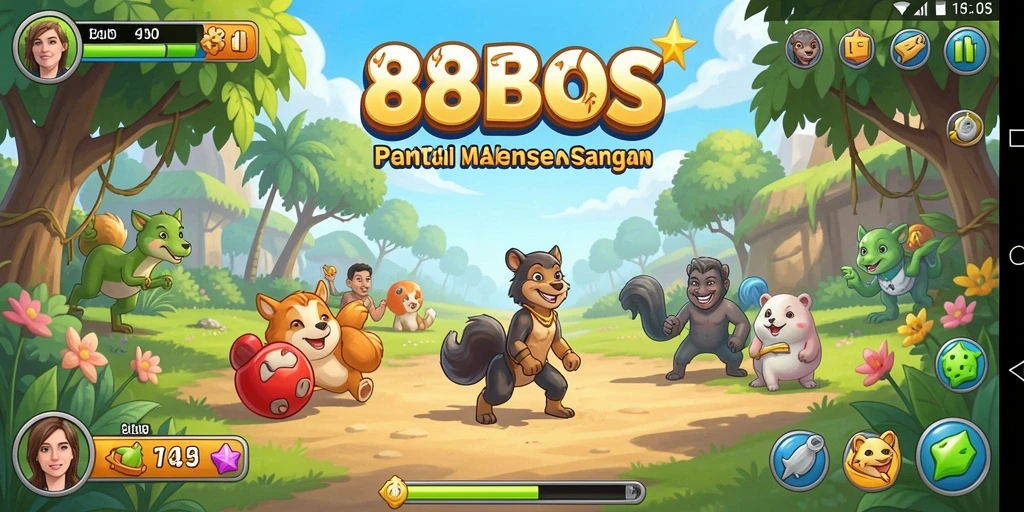 Tampilan gameplay 88BOS yang menarik dan mengasyikkan.