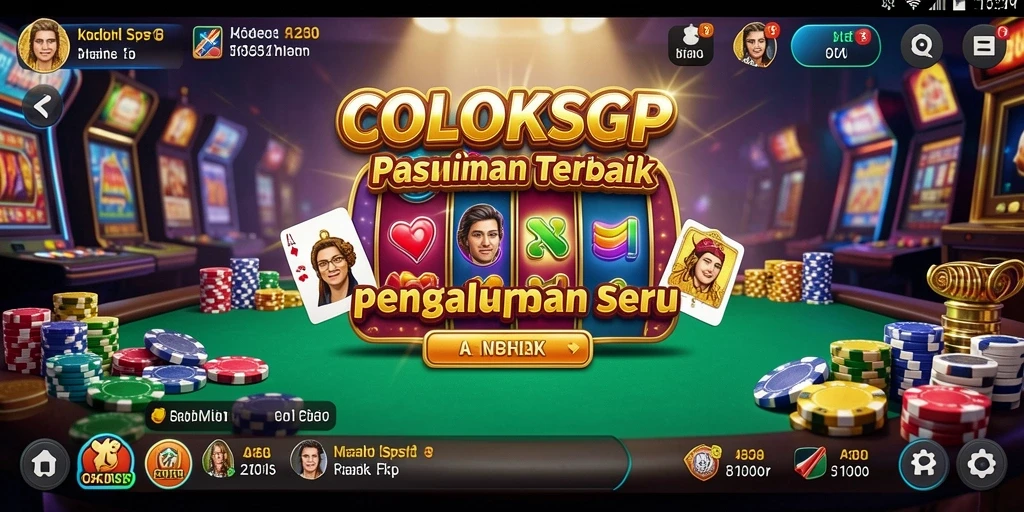 Tampilan menarik dari gameplay Kasino COLOKSGP yang mendebarkan.