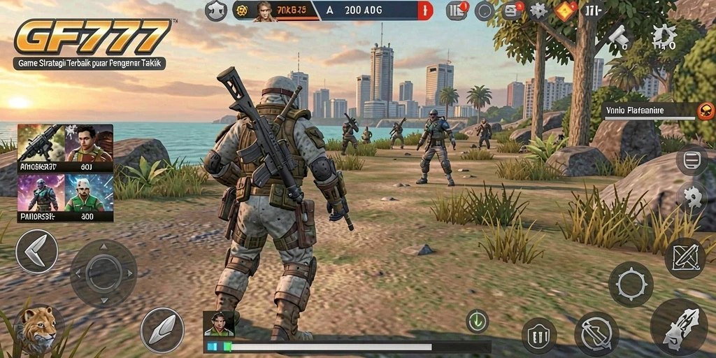 Tampilan gameplay GF777 yang menegangkan dan penuh strategi.