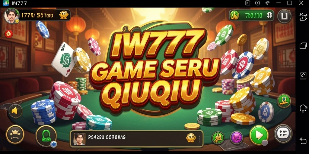 Tampilan gameplay QiuQiu yang mendebarkan di IW777.