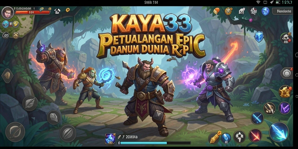 Tampilan gameplay KAYA33 menampilkan petualangan seru dan karakter unik.