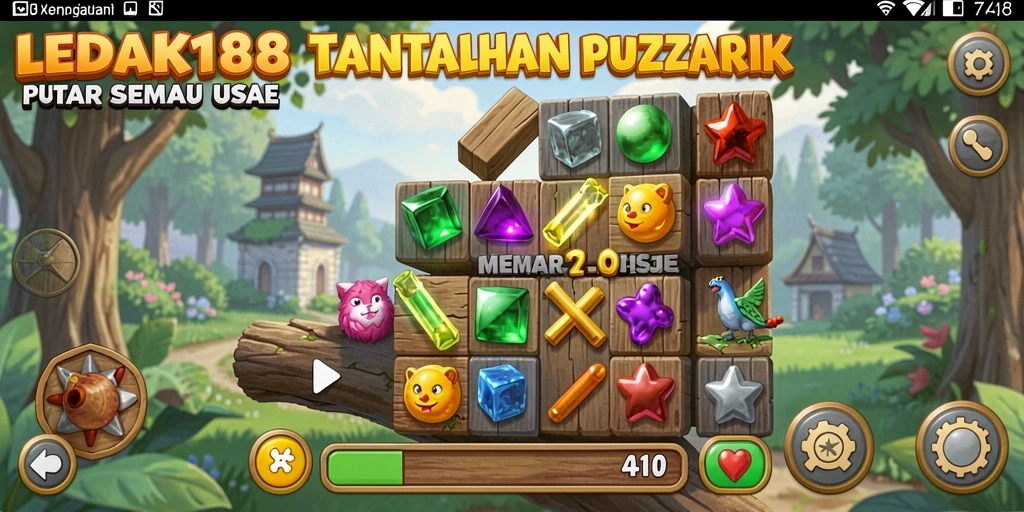 Screenshot permainan LEDAK188 menampilkan teka-teki yang menarik dan antarmuka yang ramah pengguna.