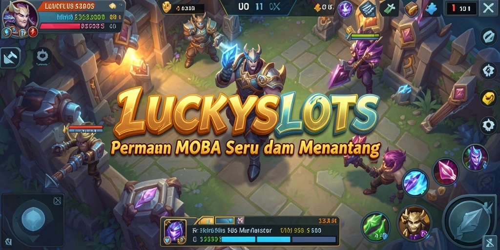 Gameplay seru dalam LUCKYSLOTS dengan berbagai karakter dan strategi.