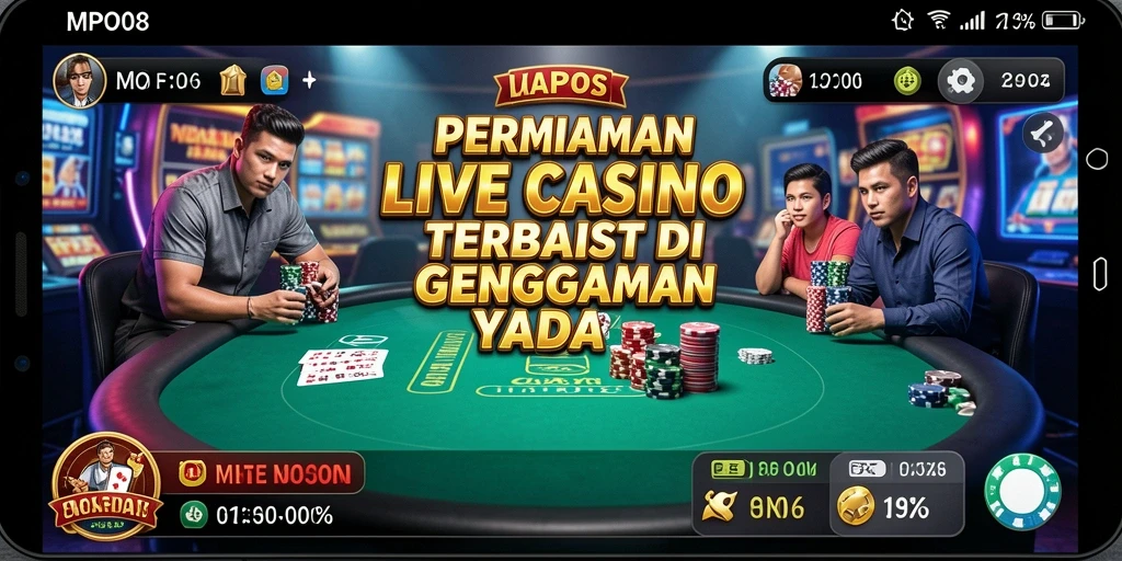 Screenshot dari gameplay Live Casino MPO08 yang mengesankan.