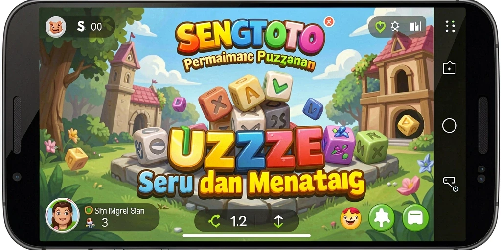 Tampilan gameplay SENGTOTO dengan teka-teki yang menarik dan menantang.