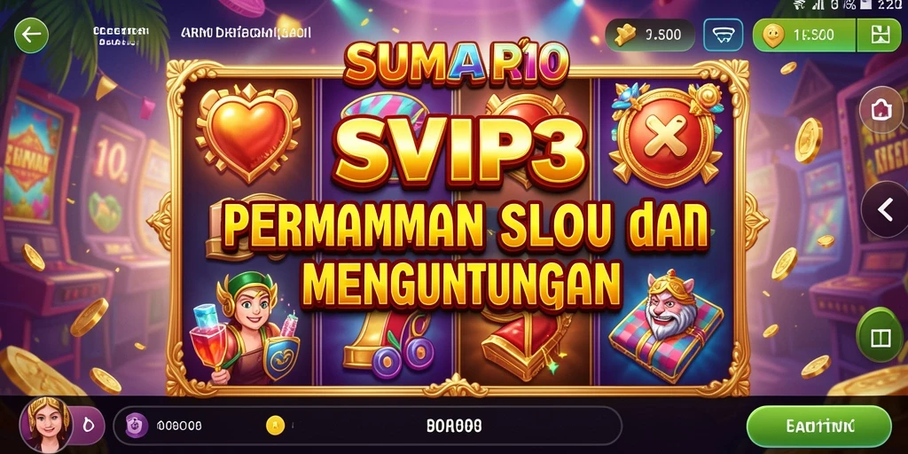 Tampilan gameplay menakjubkan dari permainan Slot SVIP3.