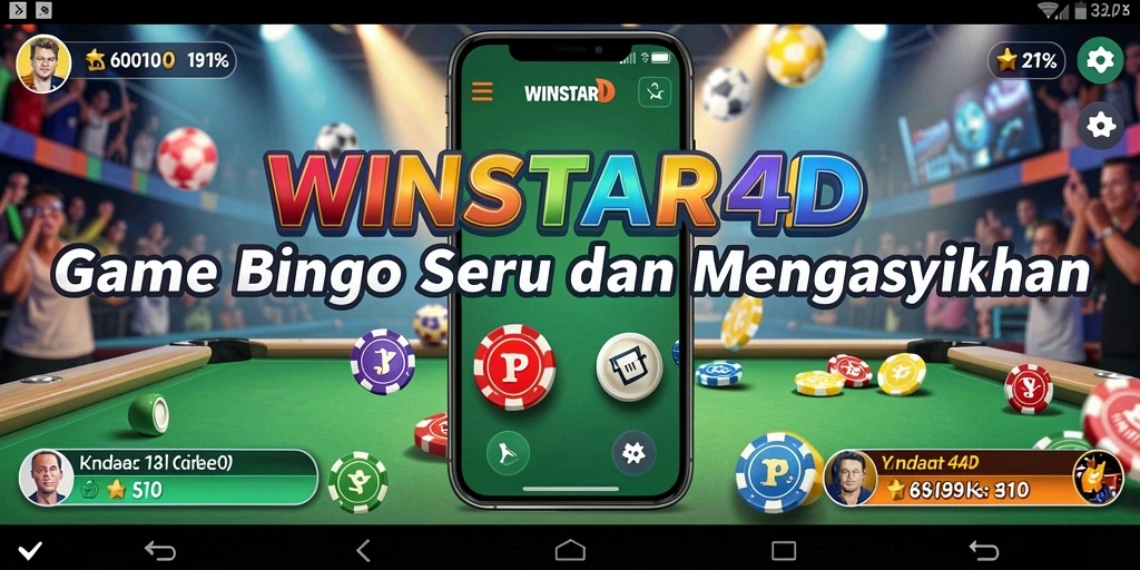 Tampilan screenshot WINSTAR4D yang menampilkan keseruan gameplay Bingo.